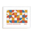 Bauhaus Interplay Wall Art #oran_white-white-border