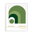 Bauhaus Layered Arc Composition Wall Art #oran_white-no-border