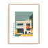 Bauhaus Layered Form Alignment Wall Art #oran_natural-white-border