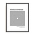 Bauhaus Layered Maze Wall Art #oran_black-white-border