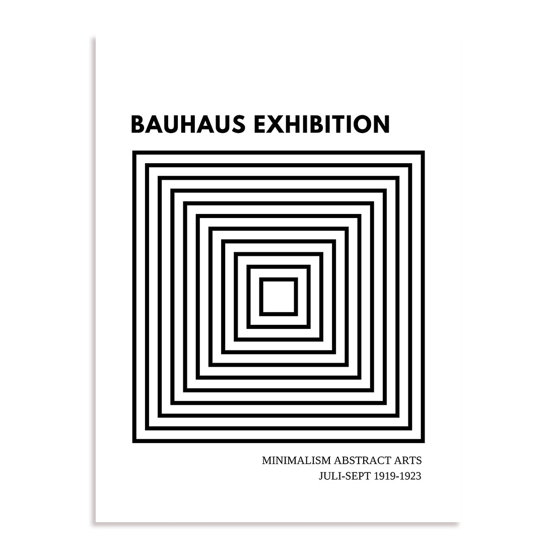 Bauhaus Layered Maze Wall Art