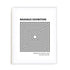 Bauhaus Layered Maze Wall Art #oran_white-white-border