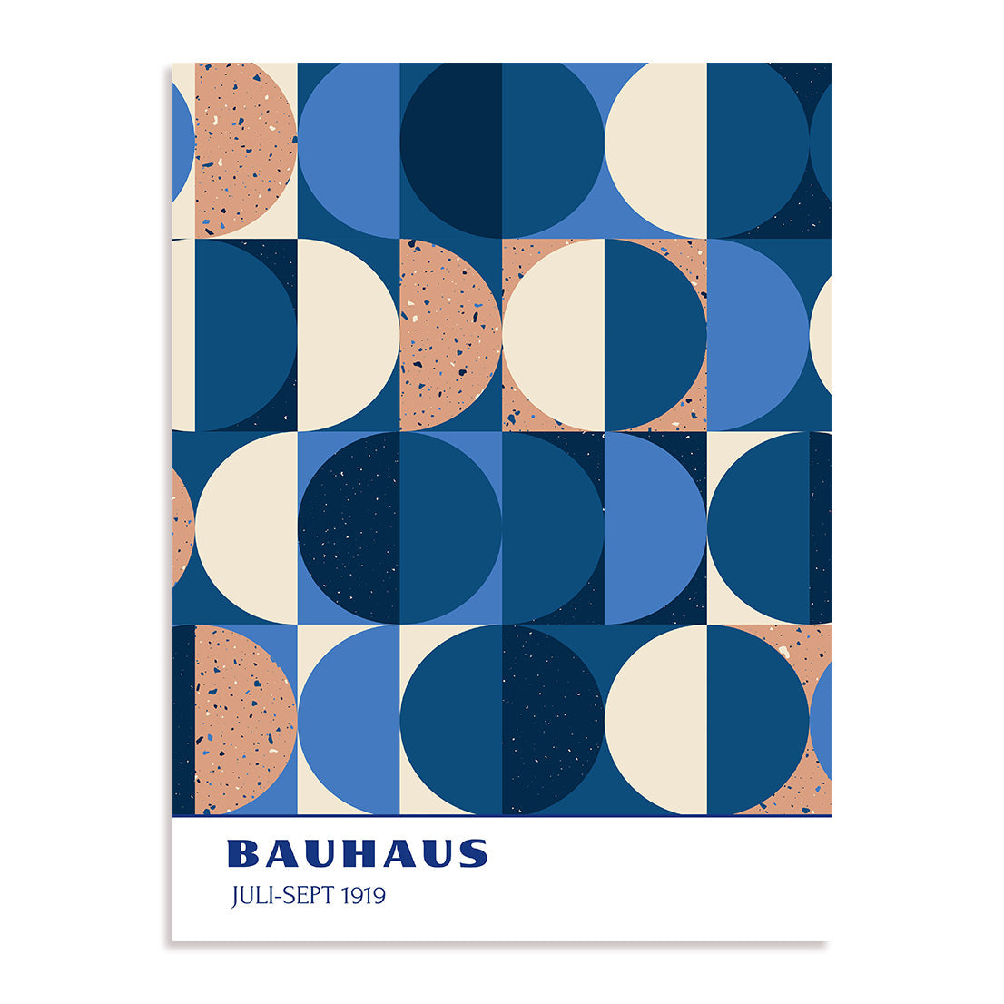 Bauhaus Layered Spheres Wall Art
