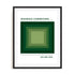Bauhaus Layered Stillness Wall Art #oran_black-white-border