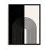 Bauhaus Layers and Rhythm Wall Art #oran_black-no-border