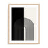 Bauhaus Layers and Rhythm Wall Art #oran_natural-white-border