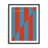 Bauhaus Linear Art Wall Art #oran_black-white-border