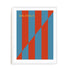 Bauhaus Linear Art Wall Art #oran_white-white-border