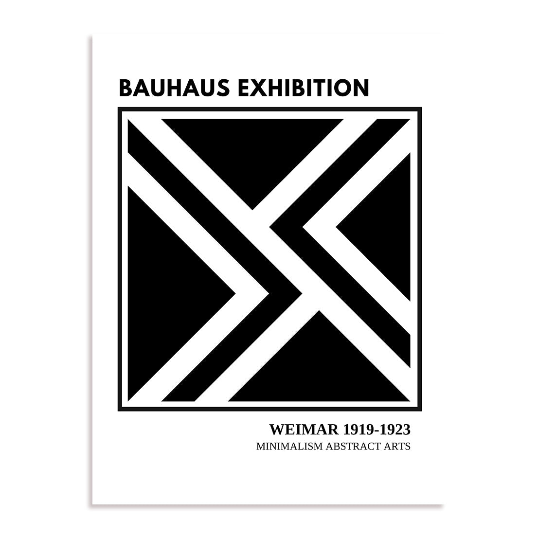 Bauhaus Linear Cadence Wall Art