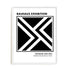 Bauhaus Linear Cadence Wall Art #oran_white-no-border