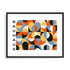 Bauhaus Midmod Assembly Wall Art #oran_black-white-border