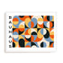 Bauhaus Midmod Assembly Wall Art #oran_white-no-border