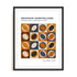 Bauhaus Midmod Flow Wall Art #oran_black-white-border