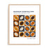 Bauhaus Midmod Flow Wall Art #oran_natural-white-border