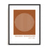 Bauhaus Minimalist Form Wall Art #oran_black-white-border