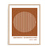 Bauhaus Minimalist Form Wall Art #oran_natural-no-border