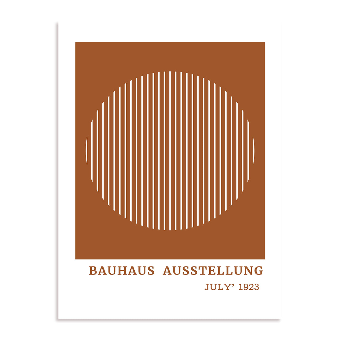 Bauhaus Minimalist Form Wall Art