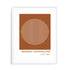 Bauhaus Minimalist Form Wall Art #oran_white-white-border