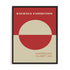 Bauhaus Modern Composition Wall Art #oran_black-no-border