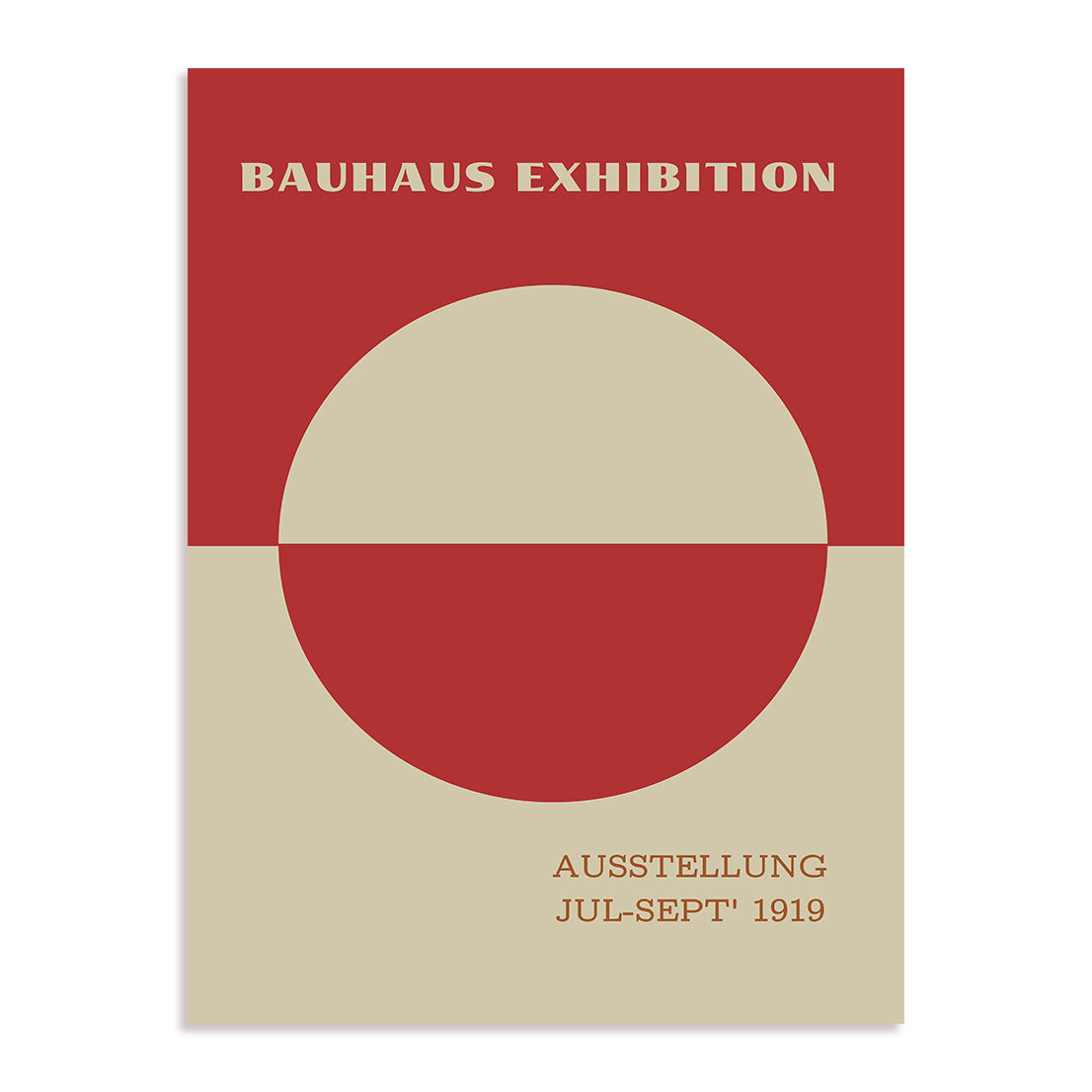 Bauhaus Modern Composition Wall Art