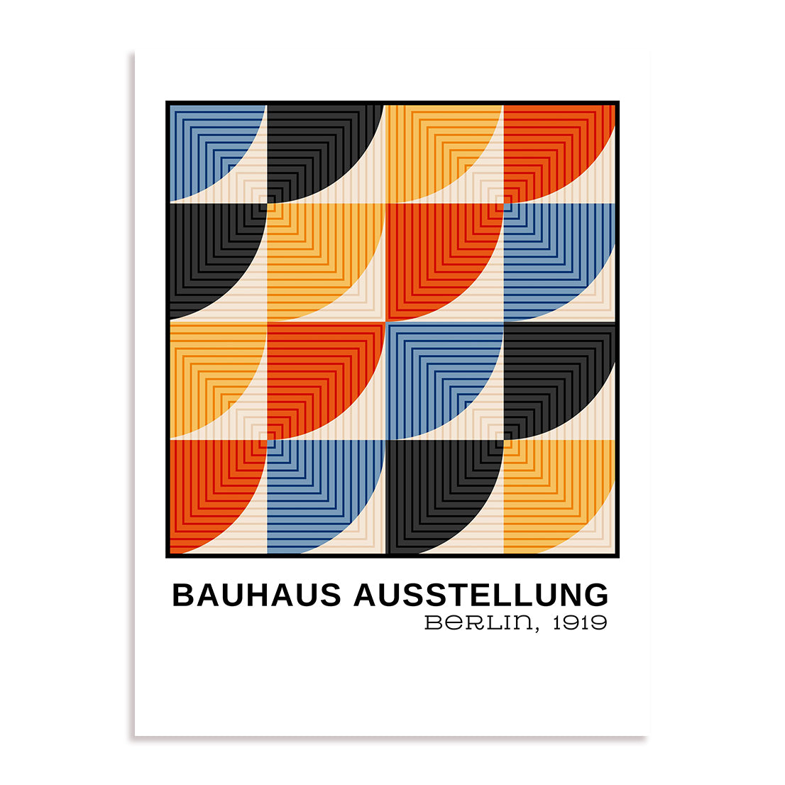 Bauhaus Modular Curve System Wall Art