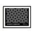 Bauhaus Modular Facade Composition Wall Art #oran_black-white-border