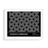 Bauhaus Modular Facade Composition Wall Art #oran_white-white-border