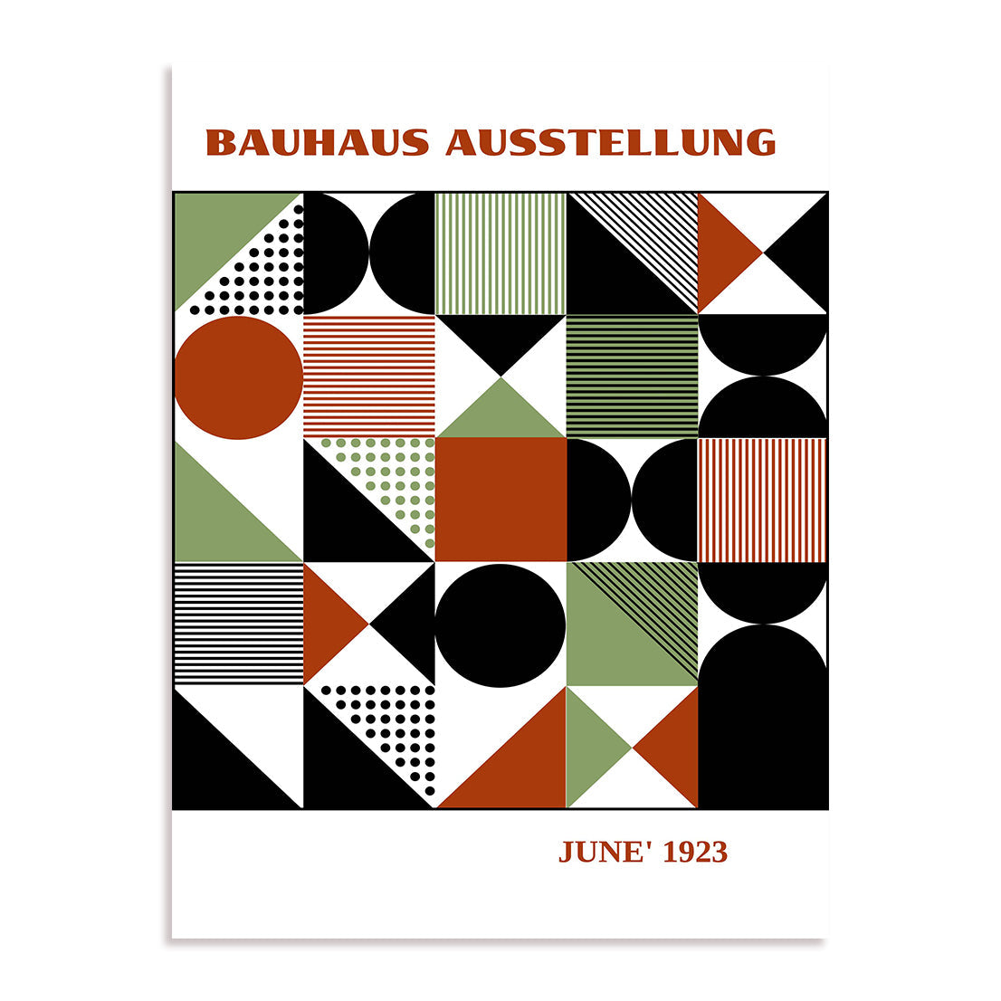 Bauhaus Modular Pattern Exchange Wall Art