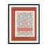 Bauhaus Modular Rhythm Wall Art #oran_black-white-border