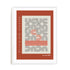 Bauhaus Modular Rhythm Wall Art #oran_white-white-border