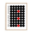 Bauhaus Monochrome Focus Disruption Wall Art #oran_natural-no-border