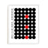 Bauhaus Monochrome Focus Disruption Wall Art #oran_white-no-border