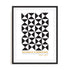 Bauhaus Monolithic Balance Wall Art #oran_black-white-border