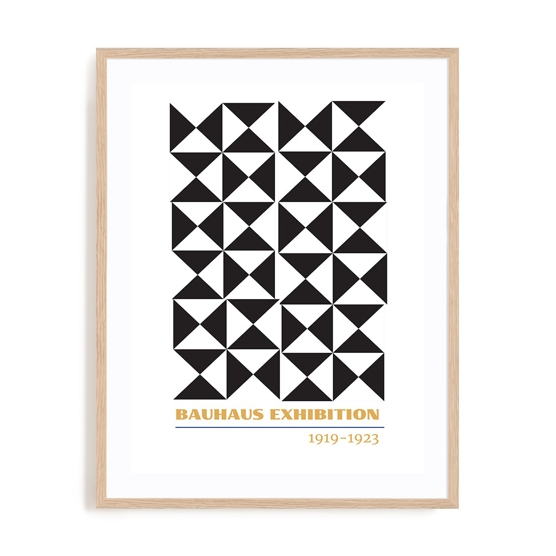 Bauhaus Monolithic Balance Wall Art #oran_natural-white-border