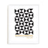 Bauhaus Monolithic Balance Wall Art #oran_white-white-border