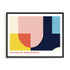 Bauhaus Neutral Line Curve Wall Art #oran_black-no-border