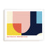 Bauhaus Neutral Line Curve Wall Art #oran_white-no-border