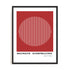 Bauhaus Optical Pulse Wall Art #oran_black-no-border