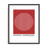 Bauhaus Optical Pulse Wall Art #oran_black-white-border