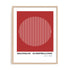 Bauhaus Optical Pulse Wall Art #oran_natural-no-border