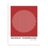 Bauhaus Optical Pulse Wall Art
