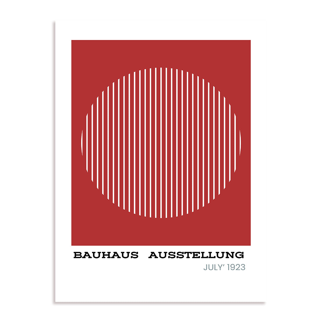 Bauhaus Optical Pulse Wall Art
