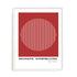 Bauhaus Optical Pulse Wall Art #oran_white-no-border
