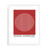 Bauhaus Optical Pulse Wall Art #oran_white-white-border