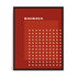 Bauhaus Ordered Point Matrix Wall Art #oran_black-no-border