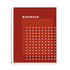 Bauhaus Ordered Point Matrix Wall Art #oran_white-no-border