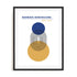 Bauhaus Pedantic Forms Wall Art #oran_black-white-border