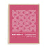 Bauhaus Pink Arc Pattern Wall Art #oran_natural-no-border