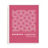 Bauhaus Pink Arc Pattern Wall Art #oran_white-no-border