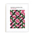 Bauhaus Pink Geometric Wall Art #oran_white-white-border